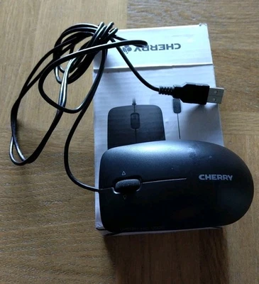 CHERRY MC 2000 Maus USB Infrarot Schwarz 3 Tasten 1600 dpi - Bild 1 von 2