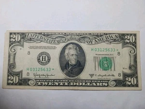 Federal Reserve Star Note - 1950 D  $20.00 Note - ST. Louis - Picture 1 of 6