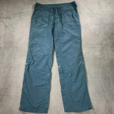 Pantalones de Senderismo The North Face Para Mujer Talla 8 Azul Pierna Enrollable Botón Ligeros Foto 1 de 4