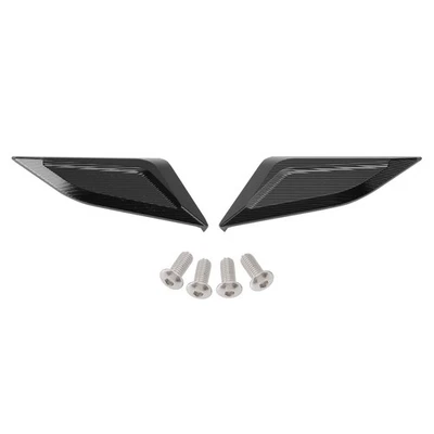 CNC paire de bouchons de rétroviseurs noir pour Ducati Panigale V4 S R 2018-24 - Photo 1/4