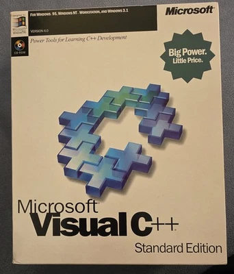 RARITÄT - Microsoft Visual C++ 4.0  Standard - Englisch - SKU: 254-00001 - Bild 1 von 4