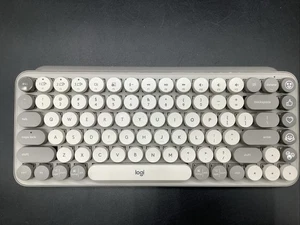 Logitech POP Keys Mechanical Wireless Keyboard - Missing USB Adapter—Parts !! - Afbeelding 1 van 6