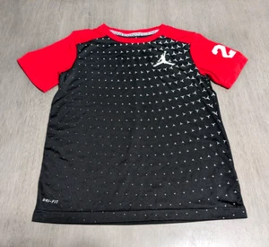 Camisa Air Jordan para niño talla mediana 10-12 manga corta Dri-Fit Pull Over Top - Imagen 1 de 5