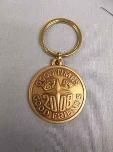 good times good friends class of 2008 key chain 1 1/4" diameter - Picture 1 of 1