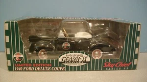 New Texaco Sky Chief Black 1940 Ford Deluxe Coupe Diecast Pedal Car By Gearbox - Picture 1 of 6