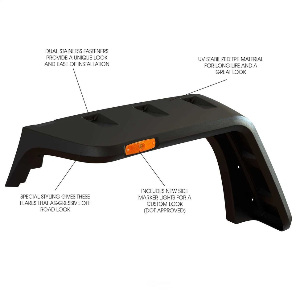 Fender Flare Or Flares  Rugged Ridge  11640.10 Foto 1 de 4