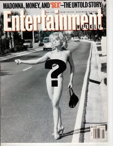 MADONNA ENTERTAINMENT WEEKLY MAGAZINE NOVEMBER 6 1992 SEX BOOK EROTICA - Picture 1 of 1