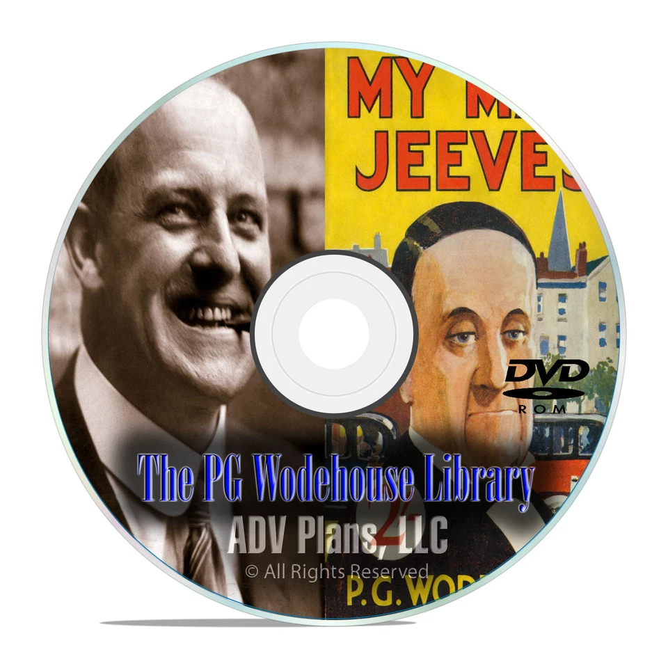 PG Wodehouse, 100 AudioBooks MP3, My Man Jeeves, Jeeves Series DVD E85 - Image 1 of 1