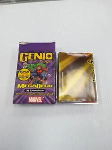Marvel Genio Cards MegaDeck 36 Card Pack Volume 1 Purple Box - open 45 cards - Picture 1 of 3