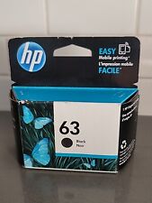 HP 63 Black Ink Cartridge HP 1112,2130,2132,3630,3632 HP OfficeJet ENVY  JAN2018