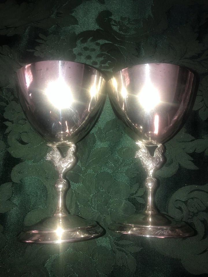 Tazas de cóctel americanas de mediados de siglo REED & BARTON X-55 de plata esterlina 1950-1959 Foto 1 de 4