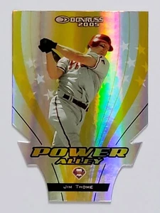 JIM THOME SSP 2005 Donruss Power Alley #PA-12 GOLD DIE-CUT SP 23/25 - Picture 1 of 2
