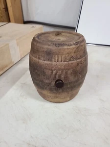 Vintage Pottery Small Barrell - Picture 1 of 3