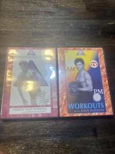 Fitness Made Simple  Unlock Your Potential  + AM/PM WorkoutsJOHN BASEDOW  2 DVDS - Imagen 1 de 4
