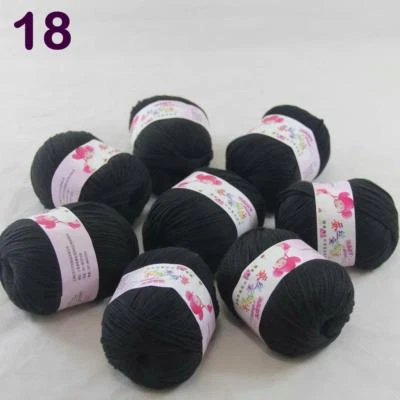 8Ball x50g  Multi-Color Cashmere Silk Wool Hand knitwear knitting Baby Yarn 18 - Image 1 of 4