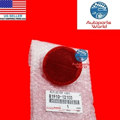 REFLECTOR REFLEJO TRASERO ORIGINAL OEM TOYOTA COROLLA SIENNA SE | iQ xB 81910-12100 Foto 1 de 2