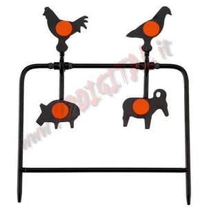 BERSAGLIO IN METALLO PLINKING GAMO PER ARMI SOFTAIR AIRGUN PALLINI PIOMBINI - Picture 1 of 1