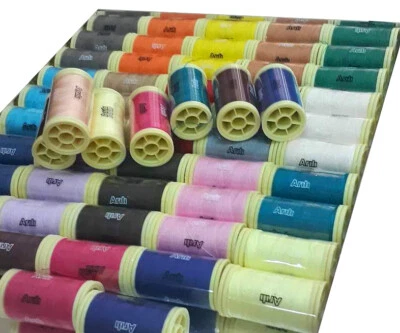 Nähgarn Set 100M/Rolle Handstick Polyester Garn Handarbeit Häkelgarn Wahlen - Bild 1 von 3