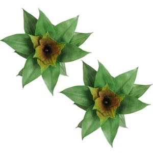 Artificial Succulents Plants2PCS 11" Diam 20 Leaves Large Fake Aloe PlantsFau... - Picture 1 of 6