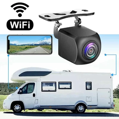 NEW - WiFi Wireless Car Truck RV Trailer Rear View Backup Camera iOS Android - Image 1 of 4