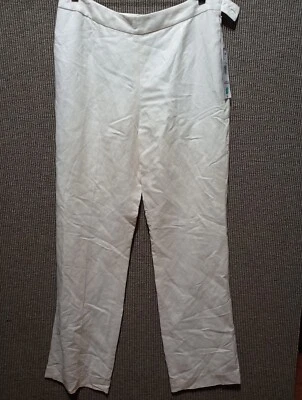 Women's Linen Pants Size 6  Black Label By Evan Picone - Image 1 of 4