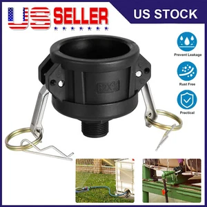 330 Gallon IBC Tote Water Tank Coupling Adapter 2" to 3/4" Cam Lock Garden Hose - Picture 1 of 10