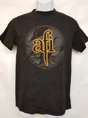 AFI - VINTAGE ORIGINAL STORE / TOUR STOCK 2003 CINDER BLOCK UNWORN SMALL T-SHIRT - Image 1 of 2