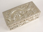 Very Fine Chinese Silver DRAGON SNUFF BOX c1900 By Wang Hing.