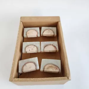 6 Schubladengriffe Knöpfe Wohndeko Beige Neu - Bild 1 von 8