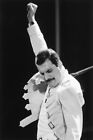 Queen Freddie Mercury Arm Raised 1985 24X18 Poster B&W