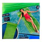 Bestway 62.6" x 30.3" x 7.5" H2O GO! Easy Mat Green Swimming Pool Float Ages 12+