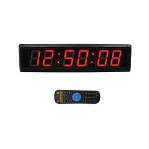 LED Countdown Clock/Up Digital Timer, 12/24-HourTime Clock, Stopwatch LED Wal... - Picture 1 of 6