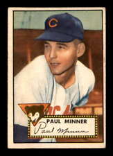 1952 Topps #127 Paul Minner   VG X2603276