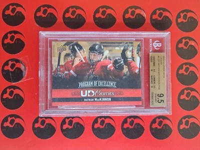 2013-14 Nathan Mackinnon BGS 9.5 UD Canvas Program Of Excellence #257 Rookie RC - Image 1 of 2
