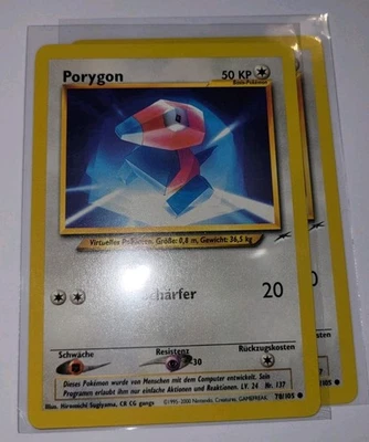 Pokémon Karte Porygon 78/105 Neo Destiny NM Deutsch  - Bild 1 von 2