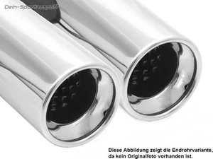 Fox sport exhaust for Subaru Justy 2 JMA/MS without paint. bumper 2x76 with abs. - Picture 1 of 1