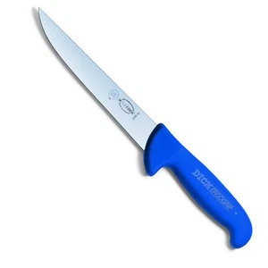 Metzgermesser zum Einstechen gerade 21cm blau ErgoGrip - Bild 1 von 1
