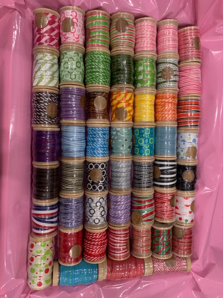 MIXED LOT OF RIBBON GROSGRAIN, SATIN, VELVET DIFFERENT WIDTHS BRAND NEW 10/15/20 - Image 1 of 1