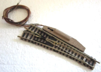 FLEISCHMANN 9172 N PICCOLO LEFT HAND ELECTRIC TURN OUT SWITCH POINT 9170 NOS - Image 1 of 4