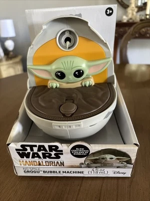Star Wars The Mandalorian ~ Máquina de burbujas Grogu Baby Yoda Foto 1 de 4
