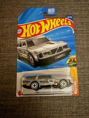New Hot Wheels Volvo 240 Silver Drift Wagon 3/5 - Image 1 of 4