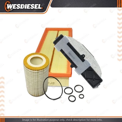 Wesfil Filter Service Kit fits Mercedes Benz C280 C300 W204 E350 E500 W212 S212 - image 1 of 2