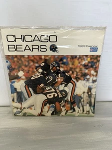 Vintage 1987 Chicago Bears NFL Calendar New Perry Fridge McMahon - Picture 1 of 2
