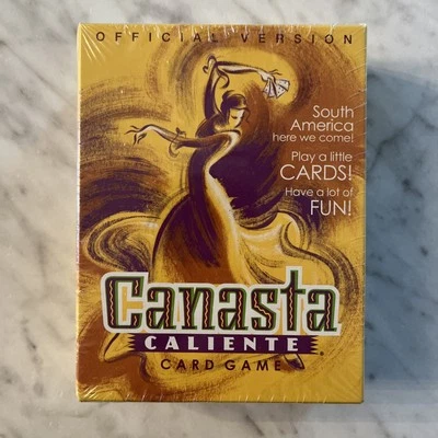 CANASTA Caliente Card Game Official Version Parker Brothers 2001 NEW SEALED - Image 1 of 4