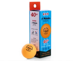 Nittaku Nexcel 40+ ITTF (Seam) Orange Table Tennis Ball - Made in Japan (3 pcs) - Picture 1 of 1
