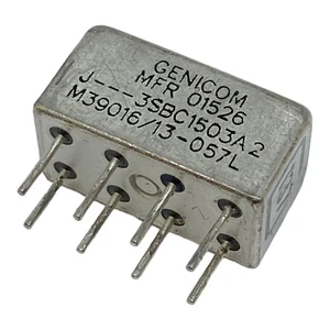 M39016/13-057L Mil Spec DPDT 8 pin relè di segnale basso 26,5 Vdc/2A - Foto 1 di 2