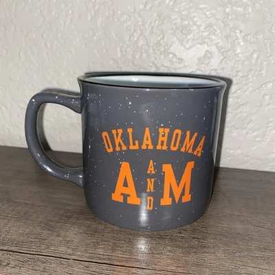 Taza de café Oklahoma College University A&M taza de fútbol americano té naranja vaqueros NCAA Foto 1 de 3