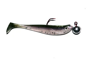 Stint Alose 90mm Monté 12g Vmc Jig Leurres en Gomme Zander Shad Hecht Couleur Rt - Photo 1/1