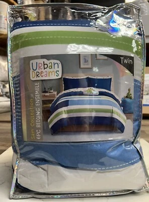 Коллекция Urban Dreams Sam 6 шт.  Комплект постельного белья ансамбль двуспальное одеяло - Изображение 1 из 4