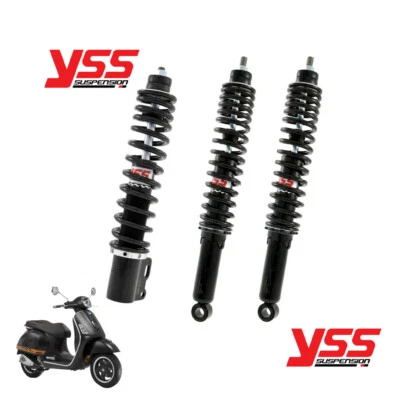  AMMORTIZZATORI VESPA GTS POSTERIORI + ANTERIORE YSS VESPA SUPER SPORT HPE GTV - Imagen 1 de 3